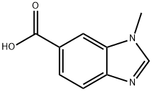 1H-Benzimidazole-6-carboxylicacid,1-methyl-(9CI) Structural