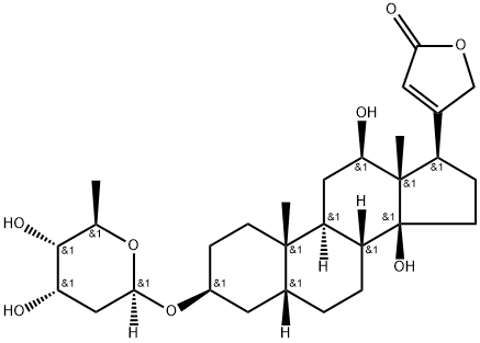 digoxigenin-mono(digitoxoside) Structural