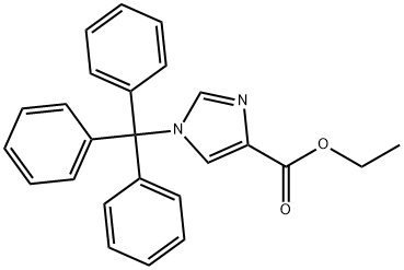 Ethyl 1-trityl-1H-imidazole-4-carboxylate Structural