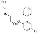 Diethanolamine 4-chloro-2-phenylphenate Structural