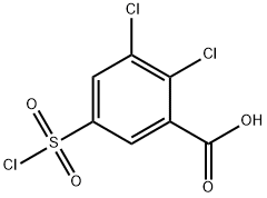 2,3-Dichloro-5-(chlorosulfonyl)benzoic acid