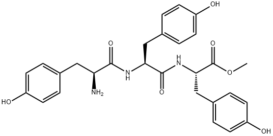 H-TYR-TYR-TYR-OME Structural