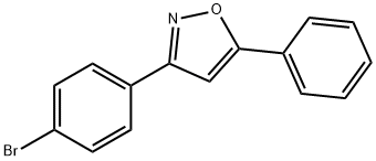 Isoxazole, 3-(4-broMophenyl)-5-phenyl- Structural