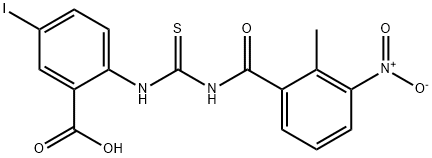 5-IODO-2-[[[(2-METHYL-3-NITROBENZOYL)AMINO]THIOXOMETHYL]AMINO]-BENZOIC ACID