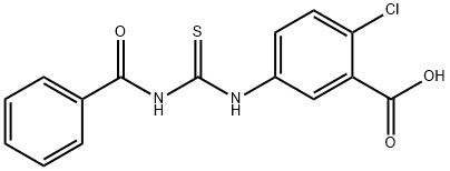 5-[[(BENZOYLAMINO)THIOXOMETHYL]AMINO]-2-CHLORO-BENZOIC ACID