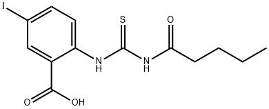 5-IODO-2-[[[(1-OXOPENTYL)AMINO]THIOXOMETHYL]AMINO]-BENZOIC ACID