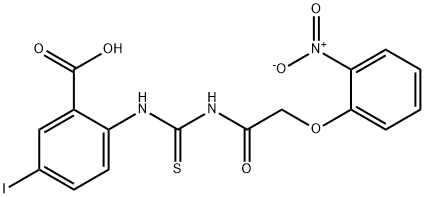 5-IODO-2-[[[[(2-NITROPHENOXY)ACETYL]AMINO]THIOXOMETHYL]AMINO]-BENZOIC ACID