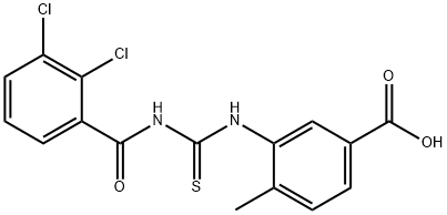 3-[[[(2,3-DICHLOROBENZOYL)AMINO]THIOXOMETHYL]AMINO]-4-METHYL-BENZOIC ACID