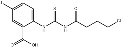 2-[[[(4-CHLORO-1-OXOBUTYL)AMINO]THIOXOMETHYL]AMINO]-5-IODO-BENZOIC ACID