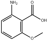 2-Amino-6-methoxybenzoic acid Structural