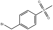 1-(BROMOMETHYL)-4-(METHYLSULFONYL)BENZENE Structural