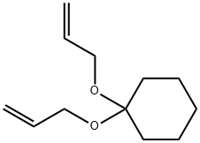 CYCLOHEXANONE DIALLYLACETAL Structural