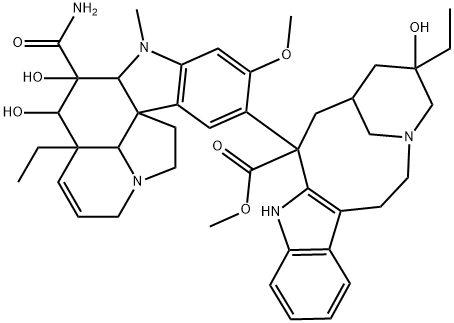 DESACETYLVINBLASTINEAMIDE Structural