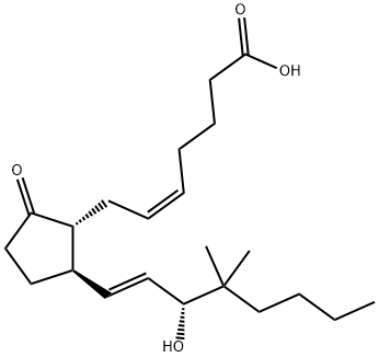 11-DEOXY-16,16-DIMETHYL PROSTAGLANDIN E2 Structural