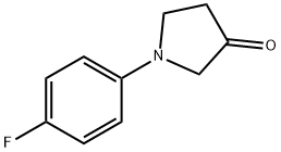 1-(4-FLUOROPHENYL)PYRROLIDIN-3-ONE Structural