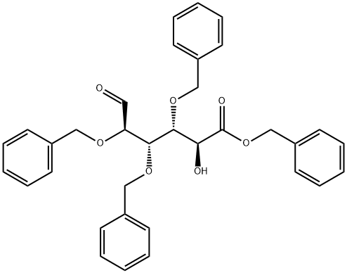 Benzyl 2,3,4-Tri-O-benzyl-D-glucuronate Structural