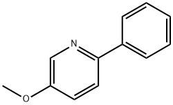 5-Methoxy-2-phenylpyridine Structural