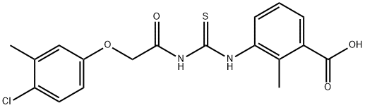 3-[[[[(4-CHLORO-3-METHYLPHENOXY)ACETYL]AMINO]THIOXOMETHYL]AMINO]-2-METHYL-BENZOIC ACID