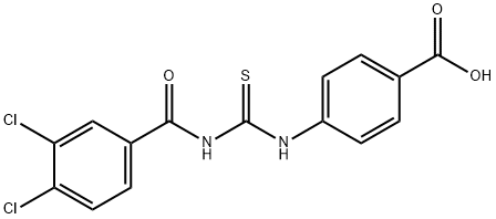 4-[[[(3,4-DICHLOROBENZOYL)AMINO]THIOXOMETHYL]AMINO]-BENZOIC ACID