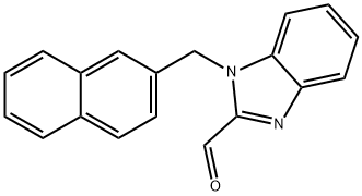 1-(2-NAPHTHYLMETHYL)-1H-BENZIMIDAZOLE-2-CARBALDEHYDE Structural