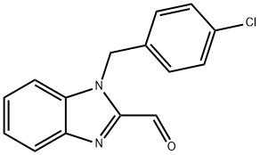 1-(4-CHLOROBENZYL)-1H-BENZIMIDAZOLE-2-CARBALDEHYDE Structural