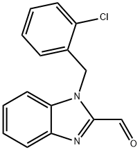 1-(2-CHLOROBENZYL)-1H-BENZIMIDAZOLE-2-CARBALDEHYDE Structural