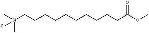 (10-CARBOMETHOXYDECYL)DIMETHYLCHLOROSILANE Structural