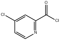 4-Chloro-pyridine-2-carbonyl chloride Structural