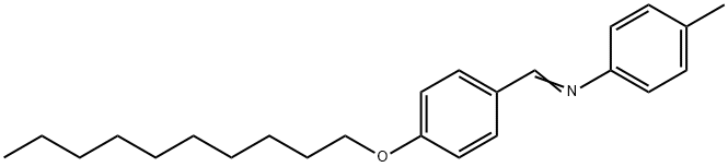 P-DECYLOXYBENZYLIDENE P-TOLUIDINE Structural