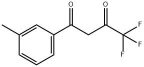 4,4,4-TRIFLUORO-1-(3-METHYLPHENYL)-1,3-BUTANEDIONE Structural