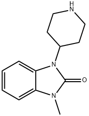 4-(2-KETO-3-METHYL-1-BENZIMIDAZOLINYL)PIPERIDINE Structural