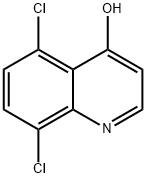 5,8-DICHLORO-4-HYDROXYQUINOLINE Structural