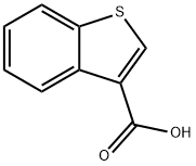 1-Benzothiophene-3-carboxylic acid Structural