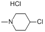 4-Chloro-1-methylpiperidine hydrochloride Structural