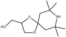 7,7,9,9-TETRAMETHYL-1,4-DIOXA-8-AZASPIRO[4.5]DECANE-2-METHANOL Structural