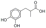 α-Methyl-3,4-dihydroxyphenylpropionic Acid Structural