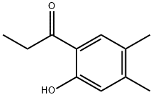 4'5'-DIMETHYL-2'-HYDROXYPROPIOPHENONE Structural