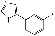 4-(3-BROMO-PHENYL)-1H-IMIDAZOLE Structural