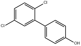 4-HYDROXY-2',5'-DICHLOROBIPHENYL Structural