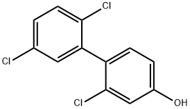 4-HYDROXY-2,2',5'-TRICHLOROBIPHENYL Structural