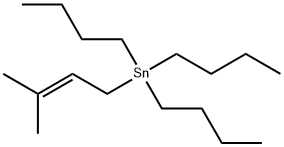 TRIBUTYL(3-METHYL-2-BUTENYL)TIN Structural