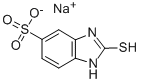 SODIUM 2-MERCAPTO-1H-BENZO[D]IMIDAZOLE-5-SULFONATE Structural