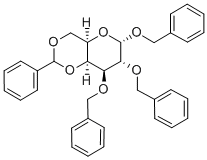 BENZYL 4,6-O-BENZYLIDENE-2,3-DI-O-BENZYL-ALPHA-D-GALACTOPYRANOSIDE Structural