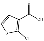 2-Chlorothiophene-3-carboxylic acid Structural