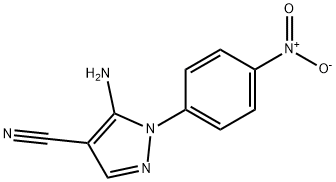 5-AMINO-1-(4-NITROPHENYL)-1H-PYRAZOLE-4-CARBONITRILE Structural