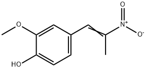 1-(4-HYDROXY-3-METHOXYPHENYL)-2-NITROPROPENE Structural