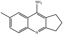 2,3-Dihydro-7-methyl-1H-cyclopenta[b]quinolin-9-amine Structural