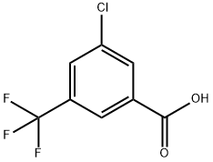 3-CHLORO-5-(TRIFLUOROMETHYL)BENZOIC ACID Structural