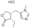 (+)-Pilocarpine hydrochloride Structural