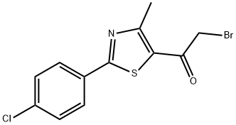 2-BROMO-1-[2-(4-CHLOROPHENYL)-4-METHYL-1,3-THIAZOL-5-YL]-1-ETHANONE